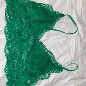 Emerald Lace Bralette